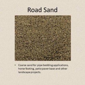 Road Cushion Sand 1yd-100yds (PICK-UP ONLY)