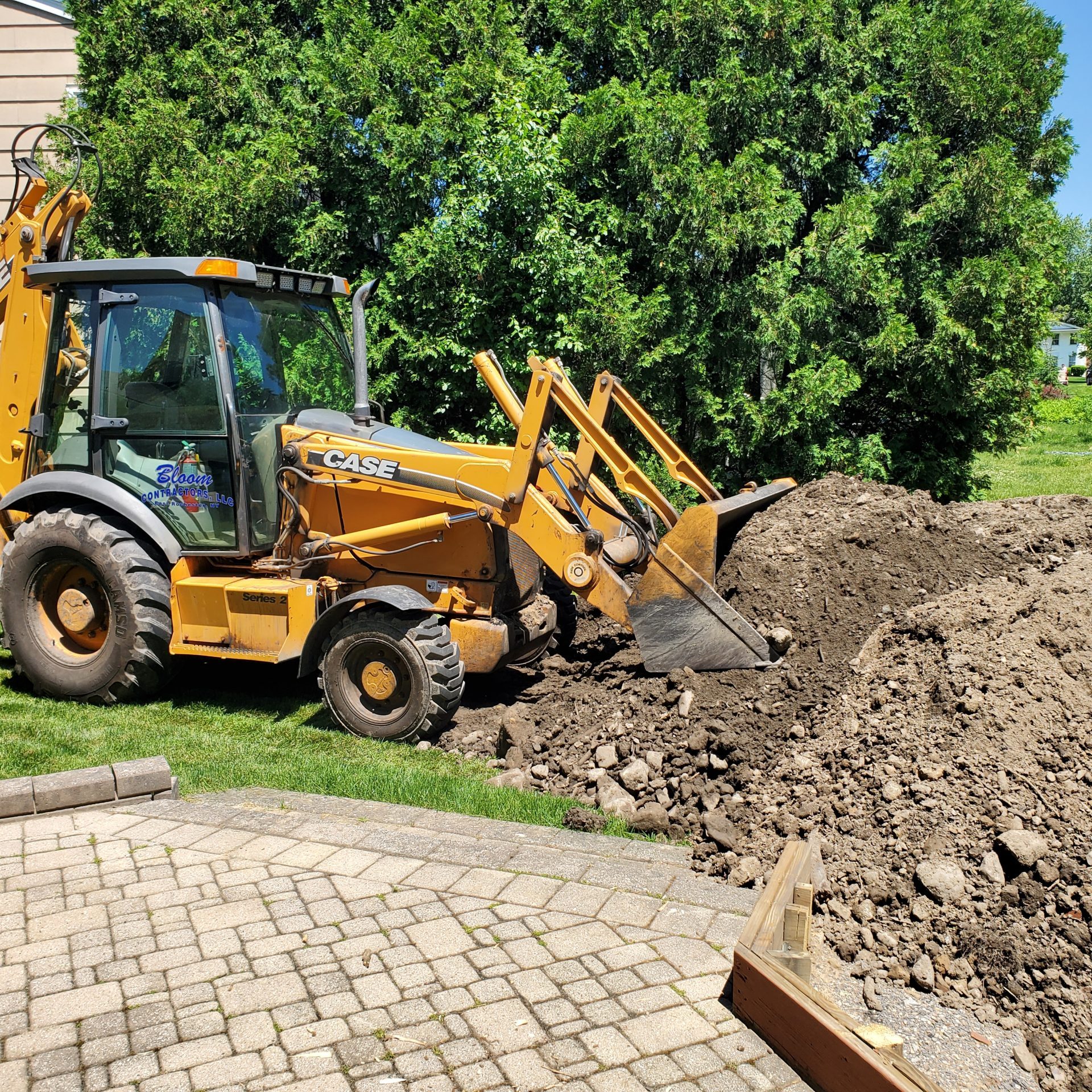 Bloom Contractors Backhoe and Bulldozing Construction Rochester NY